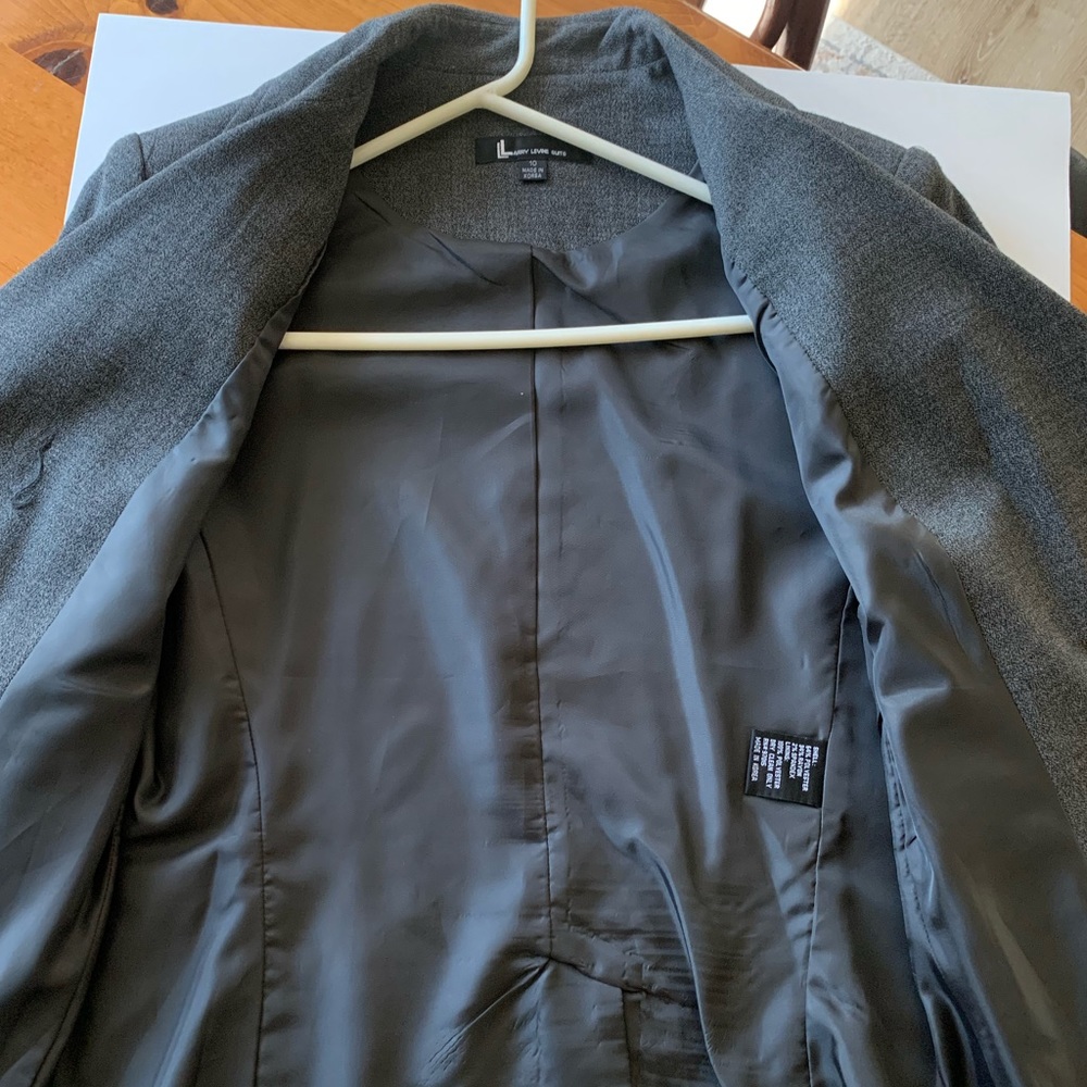 Classic Grey Jacket With Double Lined Buttons - image 3